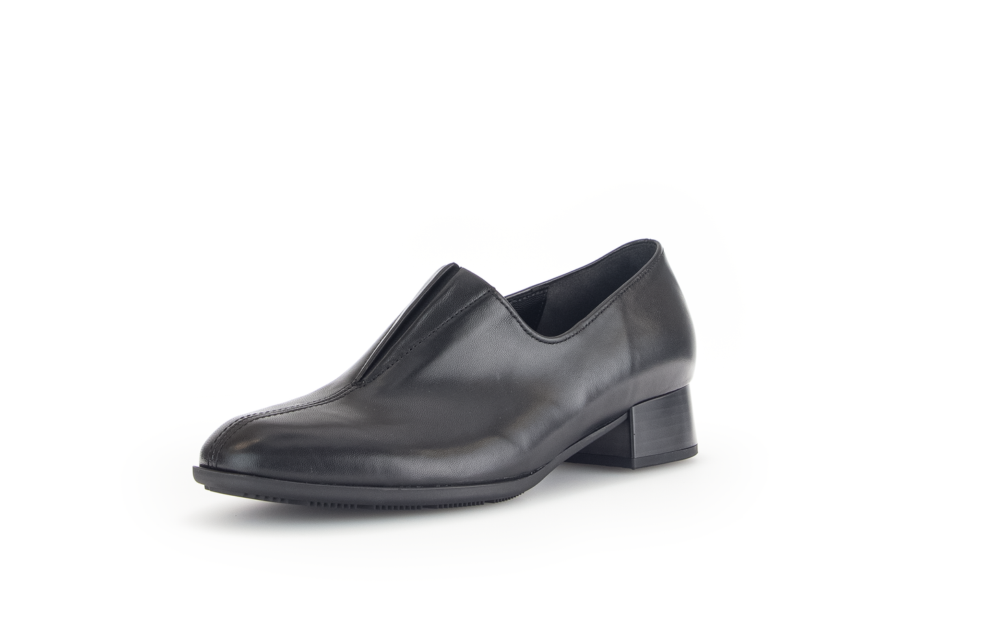 Gabor 55.282.27 Black Slip On Low Heel Shoes