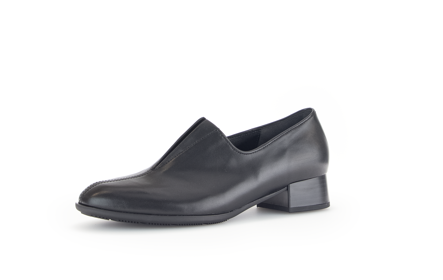Gabor 55.282.27 Black Slip On Low Heel Shoes