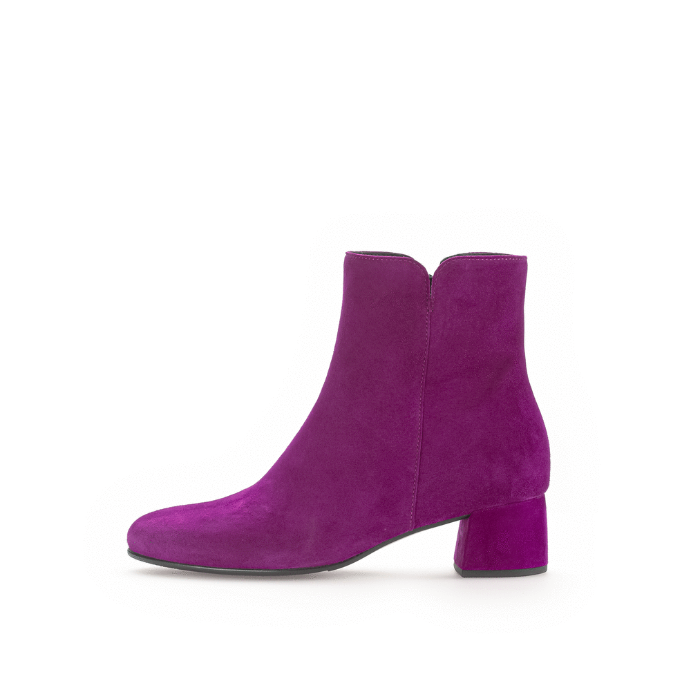 Gabor 55.680.10 Orchid Suede Ankle Boots