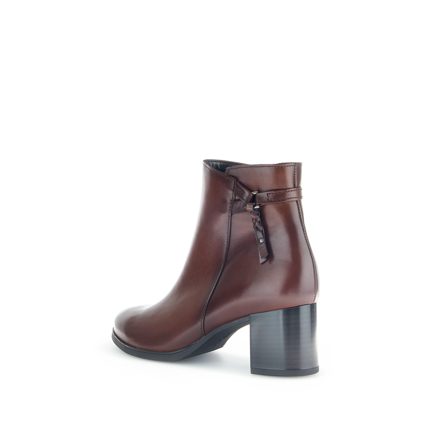 Gabor 55.692.24 Brown Ankle Boots with Side Tassel