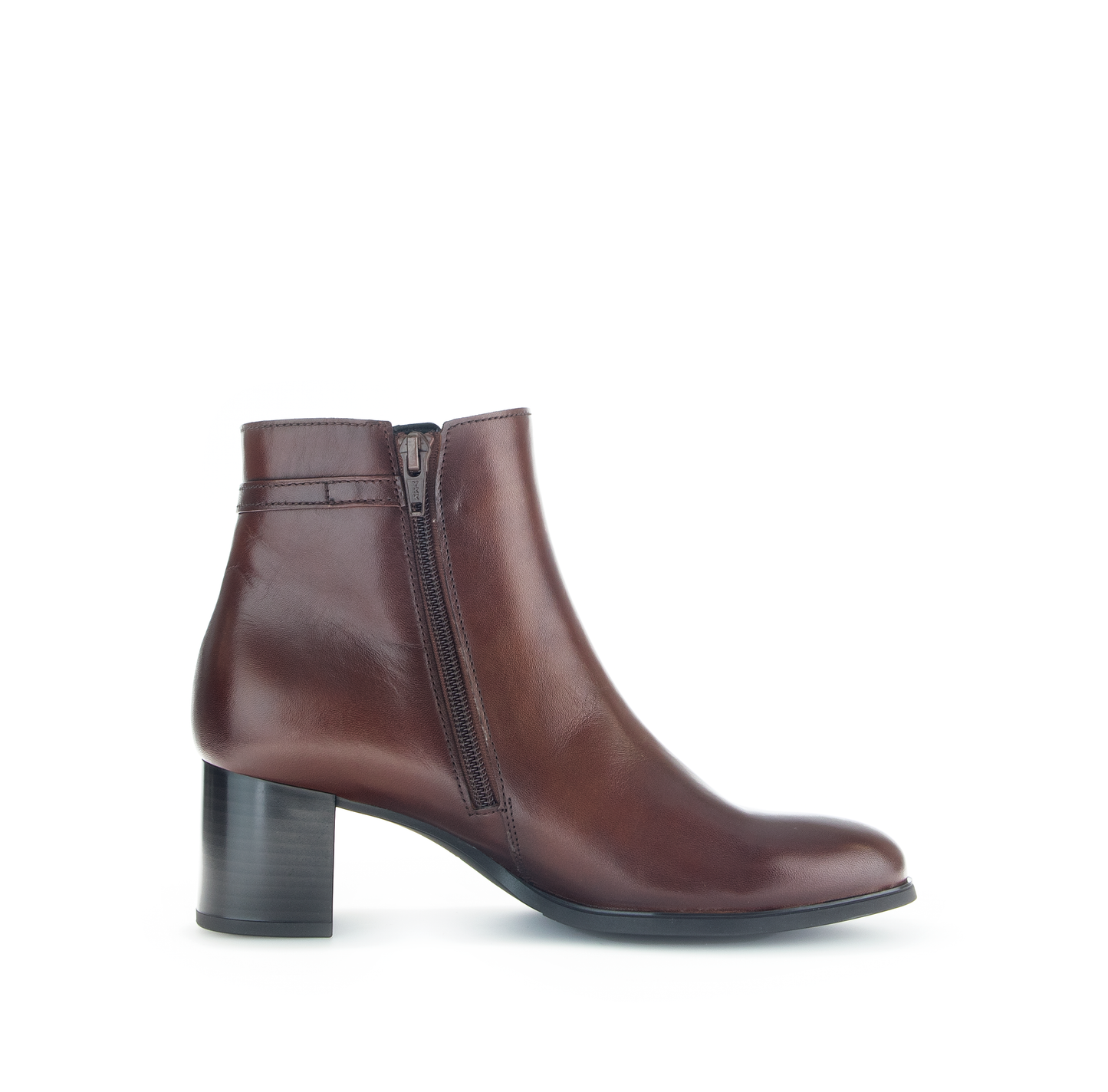 Gabor 55.692.24 Brown Ankle Boots with Side Tassel