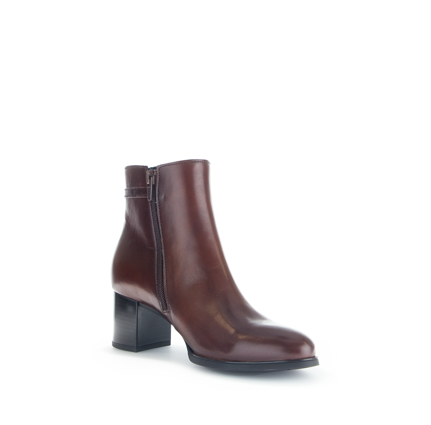 Gabor 55.692.24 Brown Ankle Boots with Side Tassel