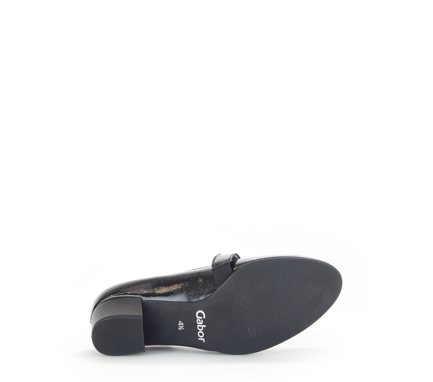 Gabor 56.149.97 Comfort Black H Fit Velcro Block Heels