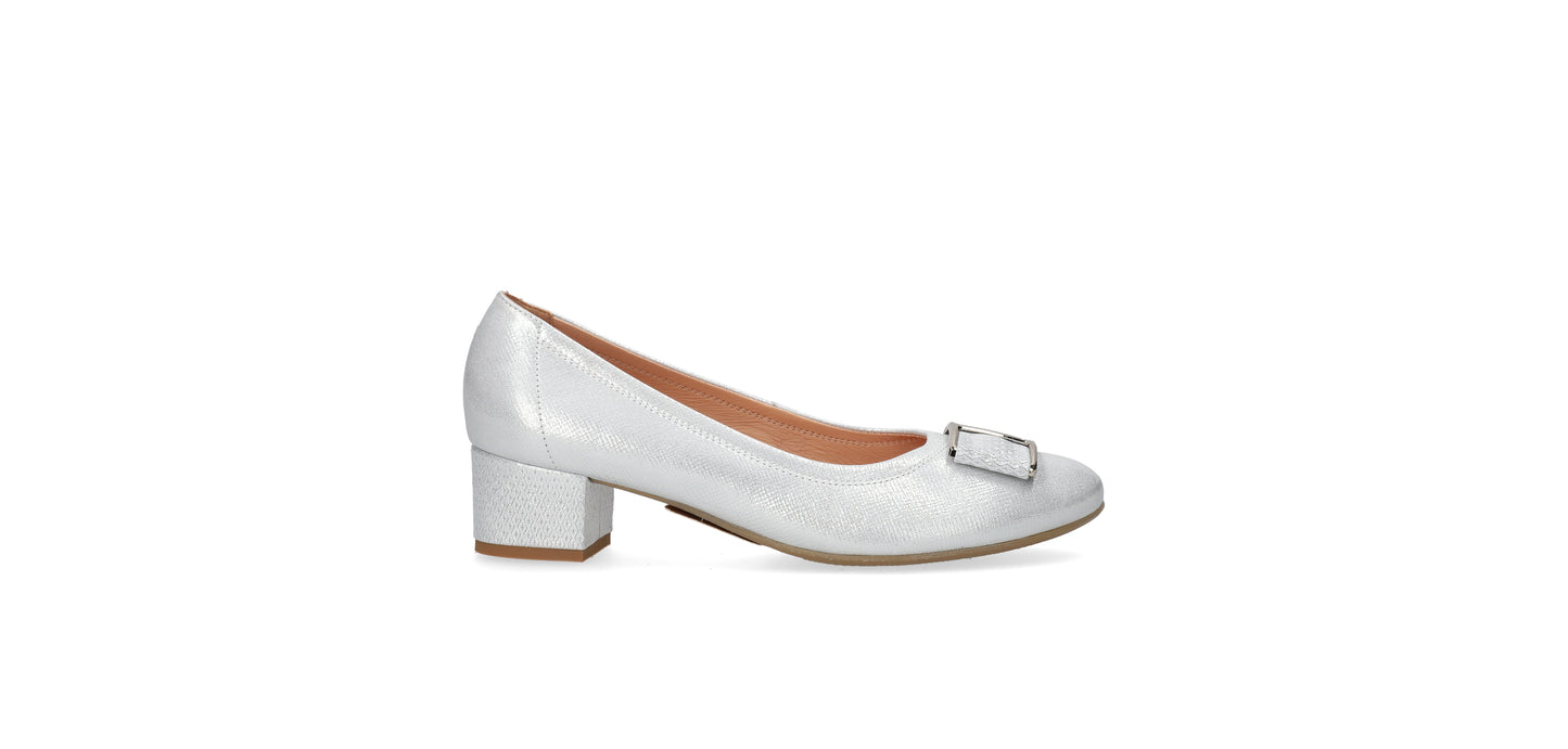 Bioeco by Arka 5632 2103+2763+1661 Silver Shimmer Heels