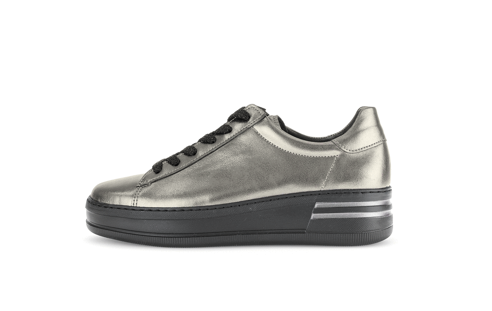 Gabor 56.395.91 Comfort Charcoal Metallic G Fit Sneakers