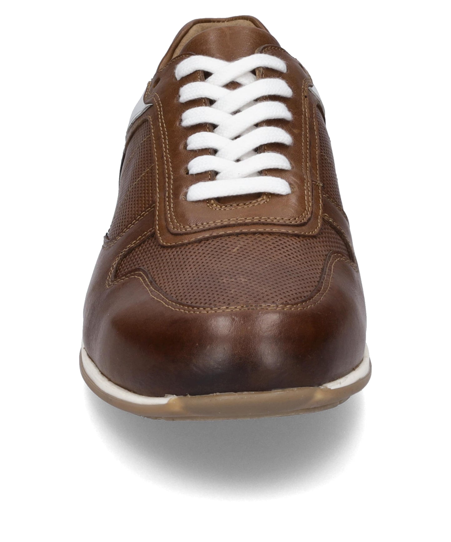 Josef Seibel 58201 TE320 370 Colby 01 Dark Tan Shoes with White Laces