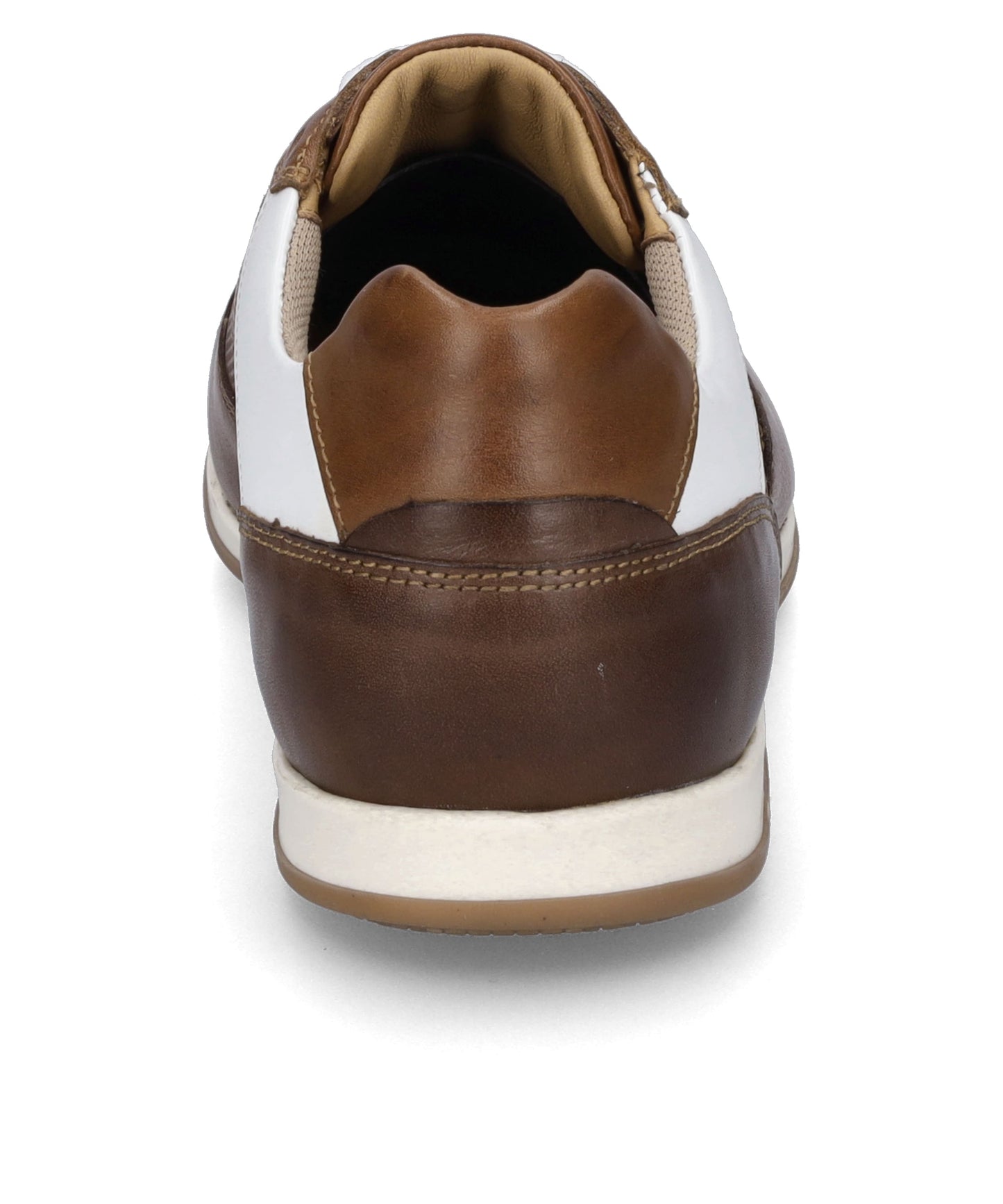 Josef Seibel 58201 TE320 370 Colby 01 Dark Tan Shoes with White Laces
