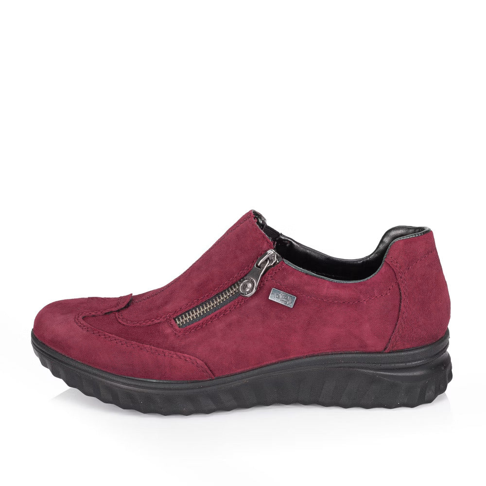 Rieker 59071-35 Tex Red Zip Shoes