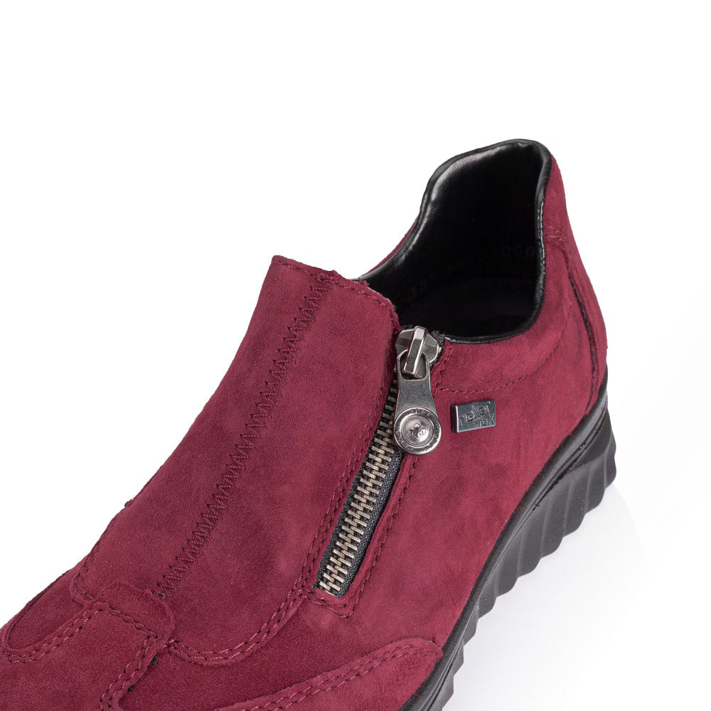 Rieker 59071-35 Tex Red Zip Shoes