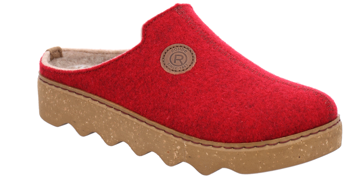 Rohde 6120 48 Wine Red G Fit Slippers