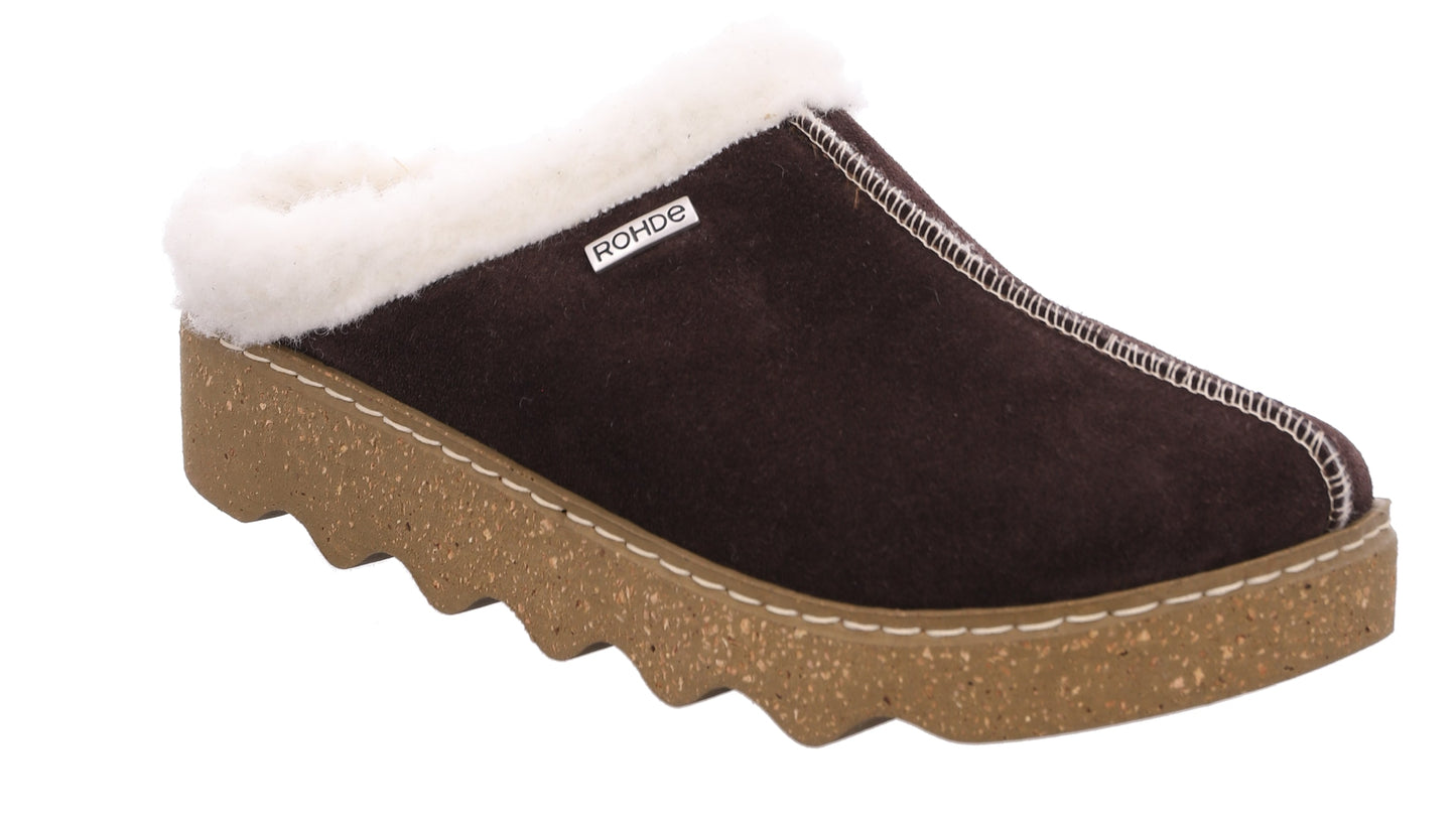 Rohde 6125 72 Mocca Brown G Fit Slippers