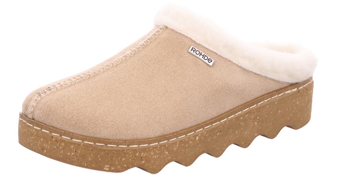Rohde 6125 14 Natural Beige G Fit Slippers