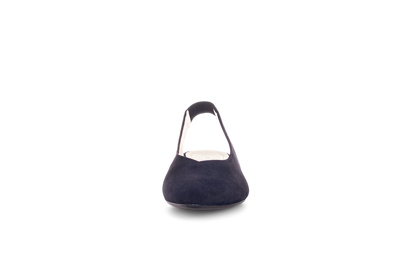 Gabor 61.520.16 Navy Slingback Low Block Heel Pumps