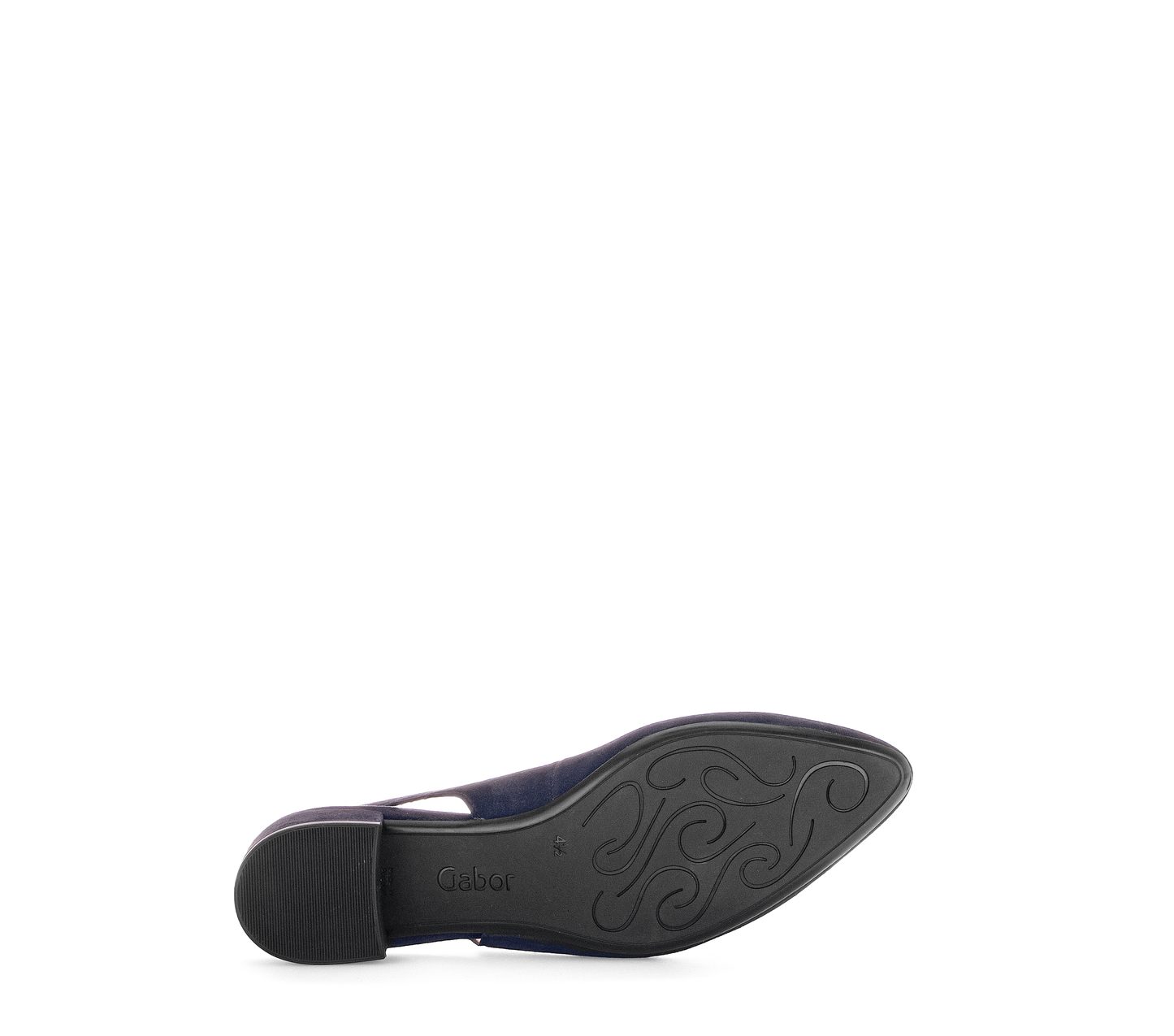 Gabor 61.520.16 Navy Slingback Low Block Heel Pumps