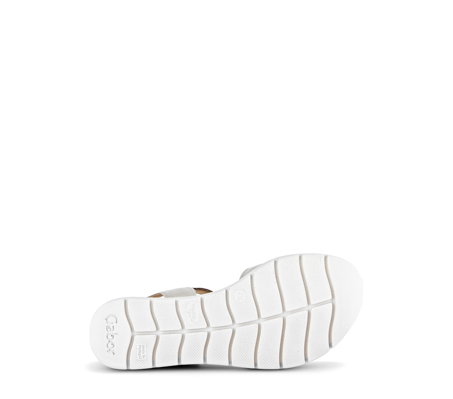 Gabor Comfort 62.700.10 Silver Sandals with Slingback Strap