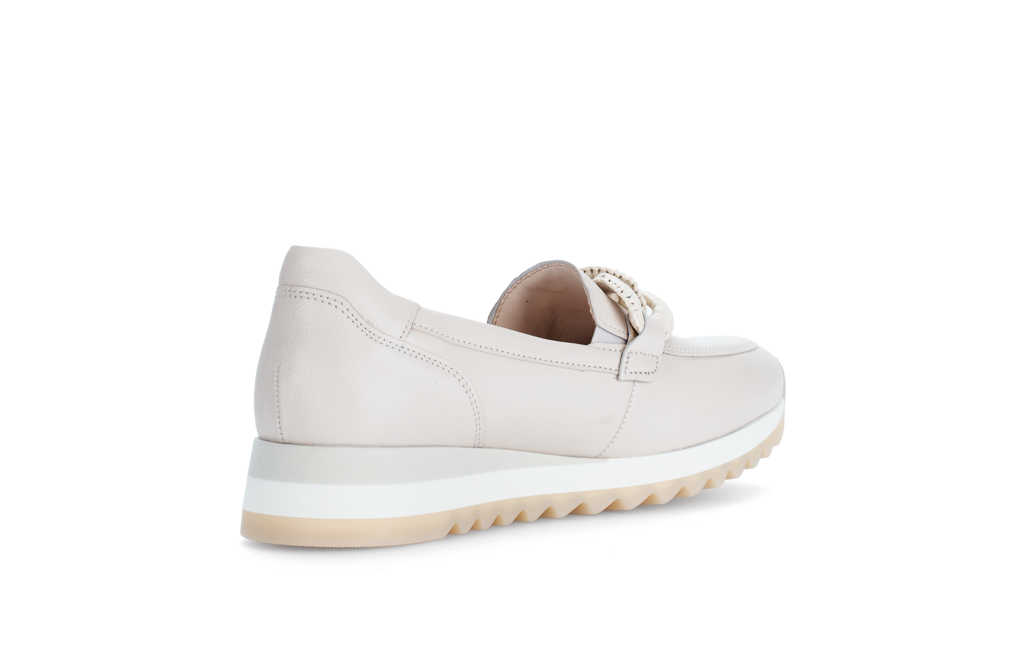 Gabor 63.471.22 Cream Slip On Moccasins