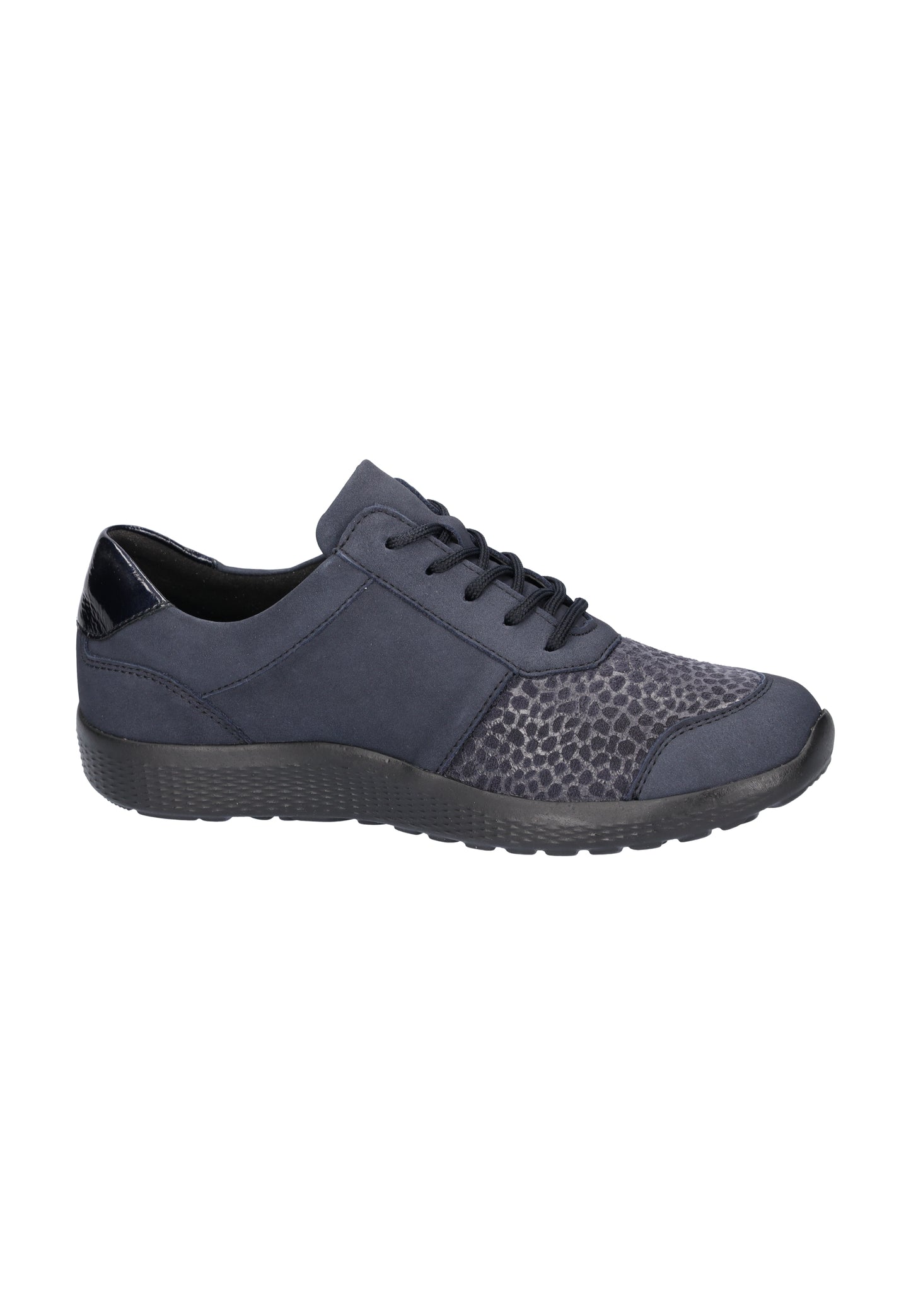 Waldlaufer 634K02 304 845 K Fit Ira Marine Navy Lace & Zip Sneakers
