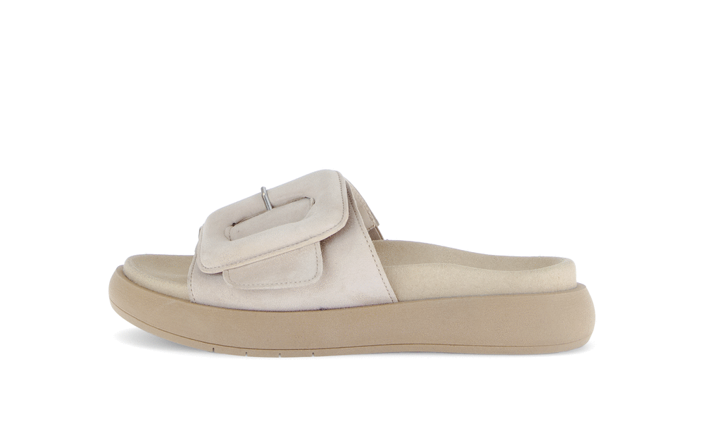 Gabor 63.751.12 Beige Velcro Slip On Sandals