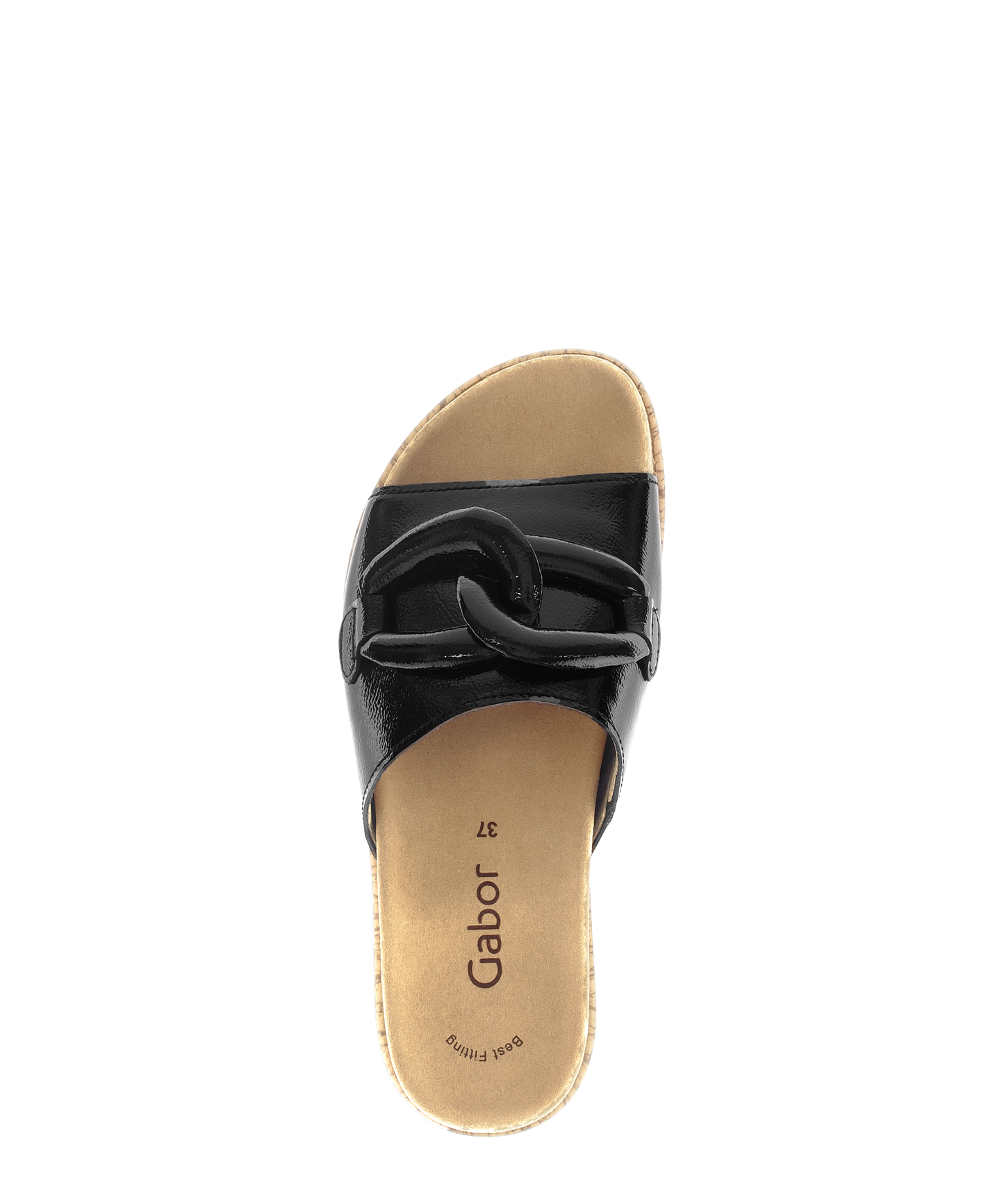 Gabor 63.761.97 Black Slip On Sandals