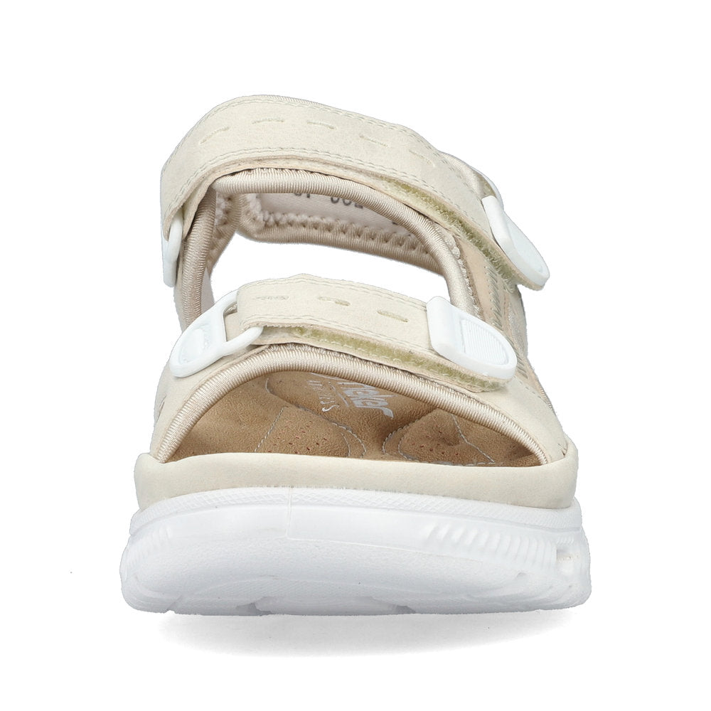 Rieker 64074-60 Beige Velcro Sandals