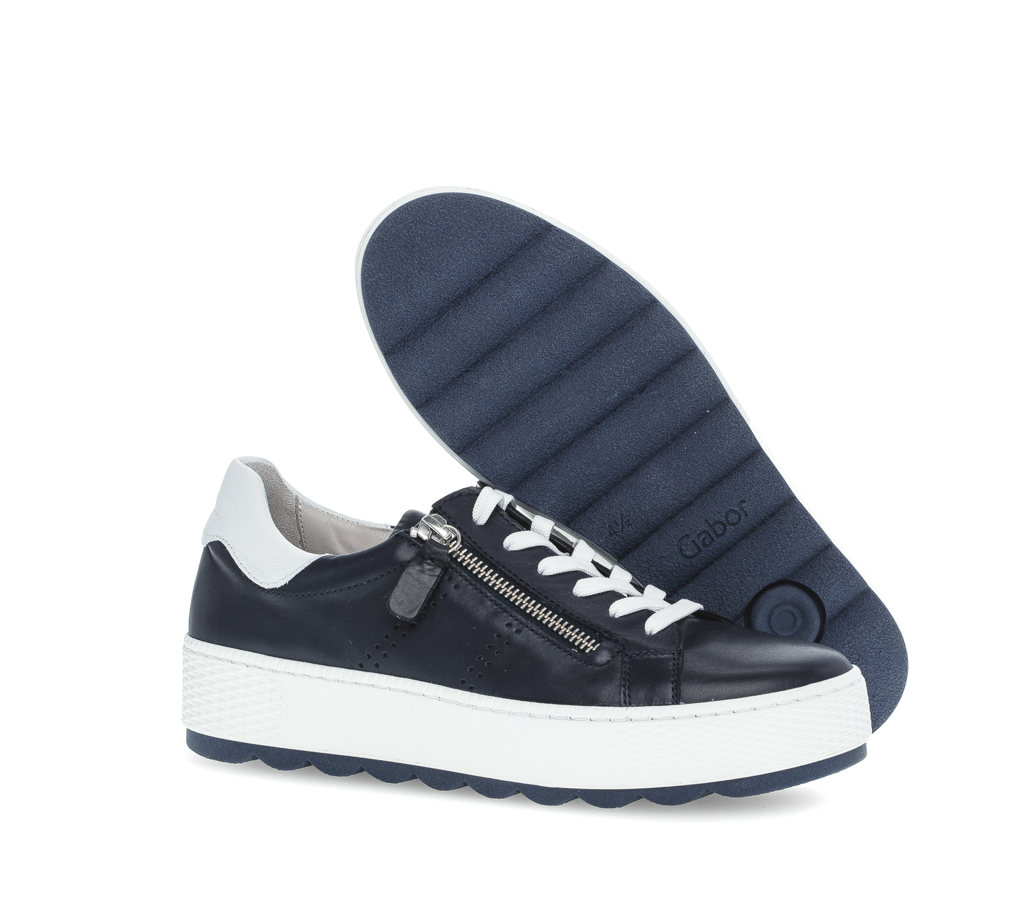 Gabor Comfort 66.058.66 G Fit Navy & White Trainers