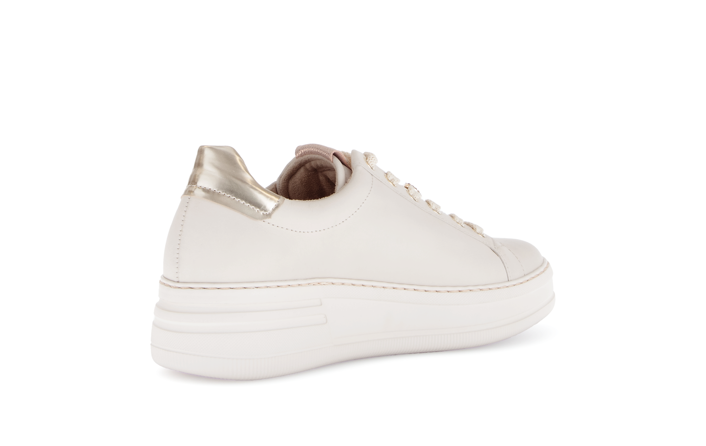Gabor Comfort 66.396.53 G Fit Ivory, Sun & Rose Combi Sneakers with Sparkle Heart