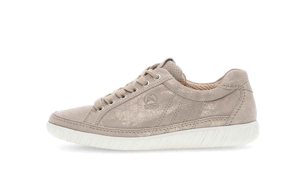 Gabor Comfort 66.458.95 G Fit Beige Metallic Trainers