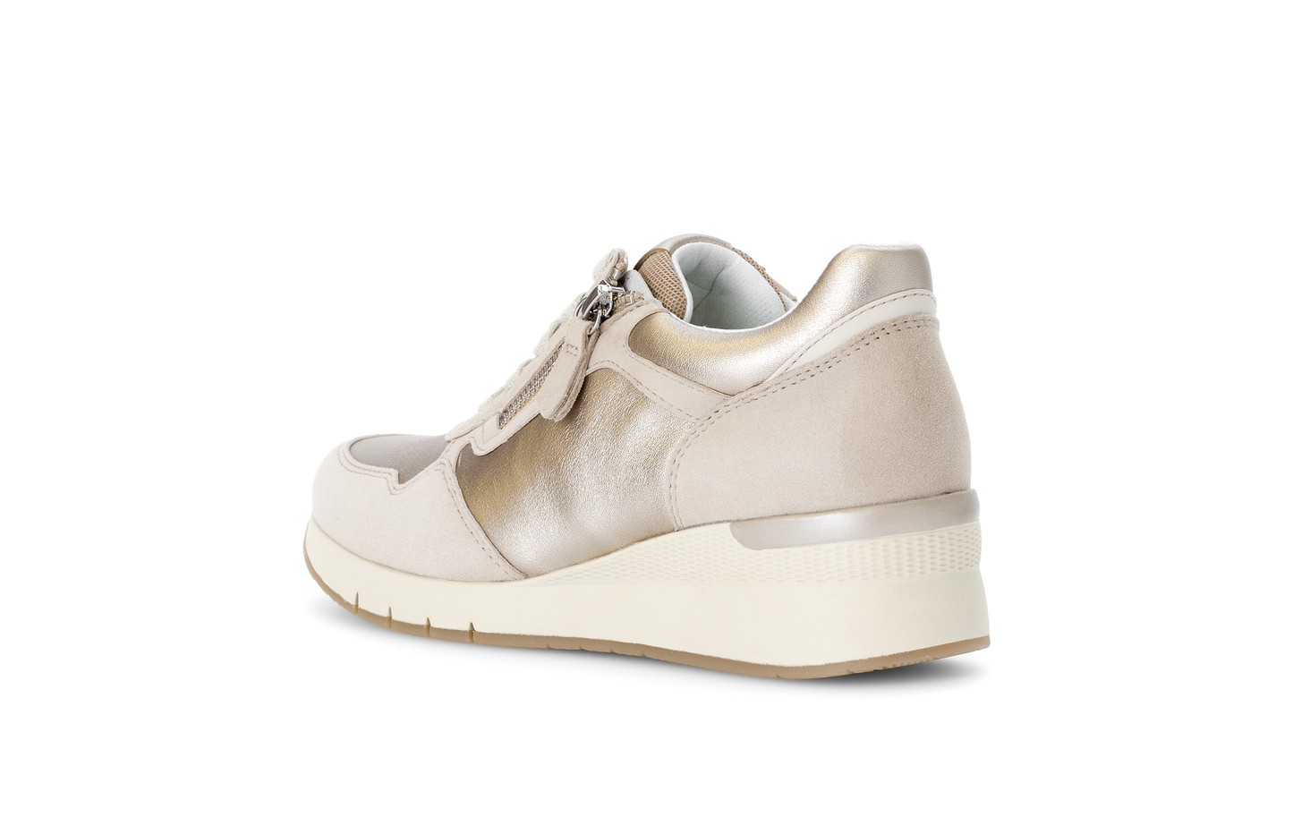 Gabor Comfort 66.508.82 G Fit Gold Combi Sneakers with Zip