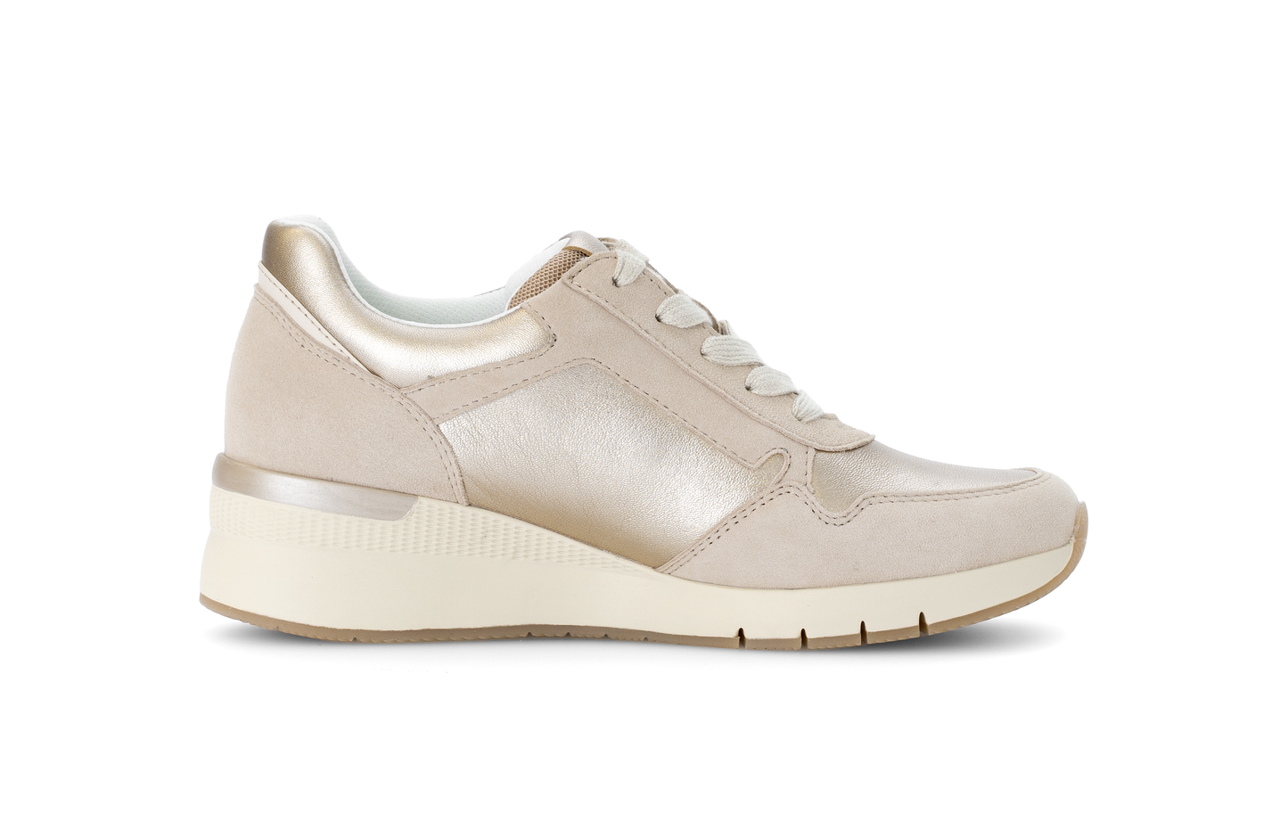 Gabor Comfort 66.508.82 G Fit Gold Combi Sneakers with Zip