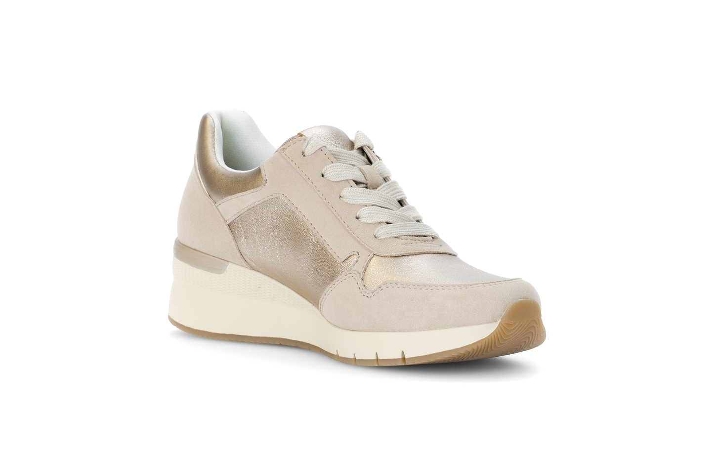 Gabor Comfort 66.508.82 G Fit Gold Combi Sneakers with Zip