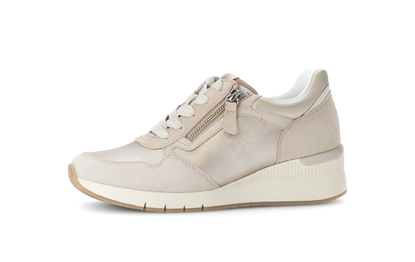 Gabor Comfort 66.508.82 G Fit Gold Combi Sneakers with Zip
