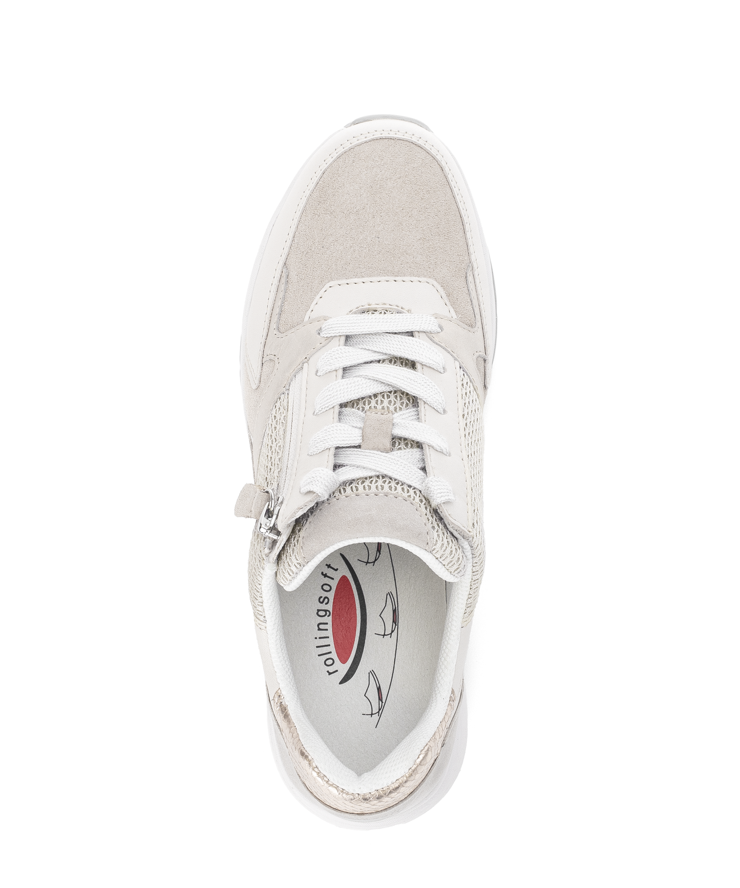 Gabor Rollingsoft 66.878.33 Combi Sneakers with Zip