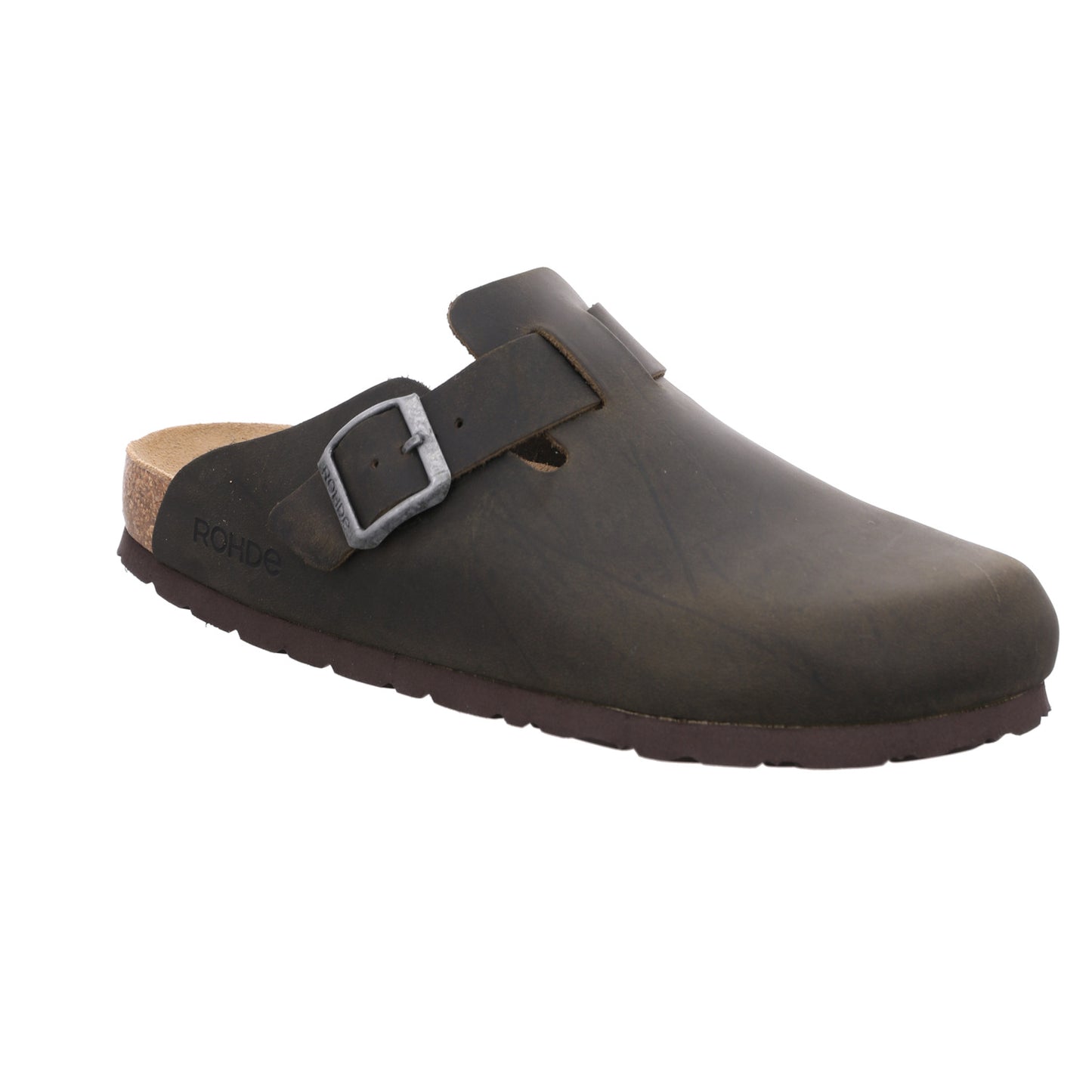 Rohde 6698 61 Dark Olive Slip On Mules
