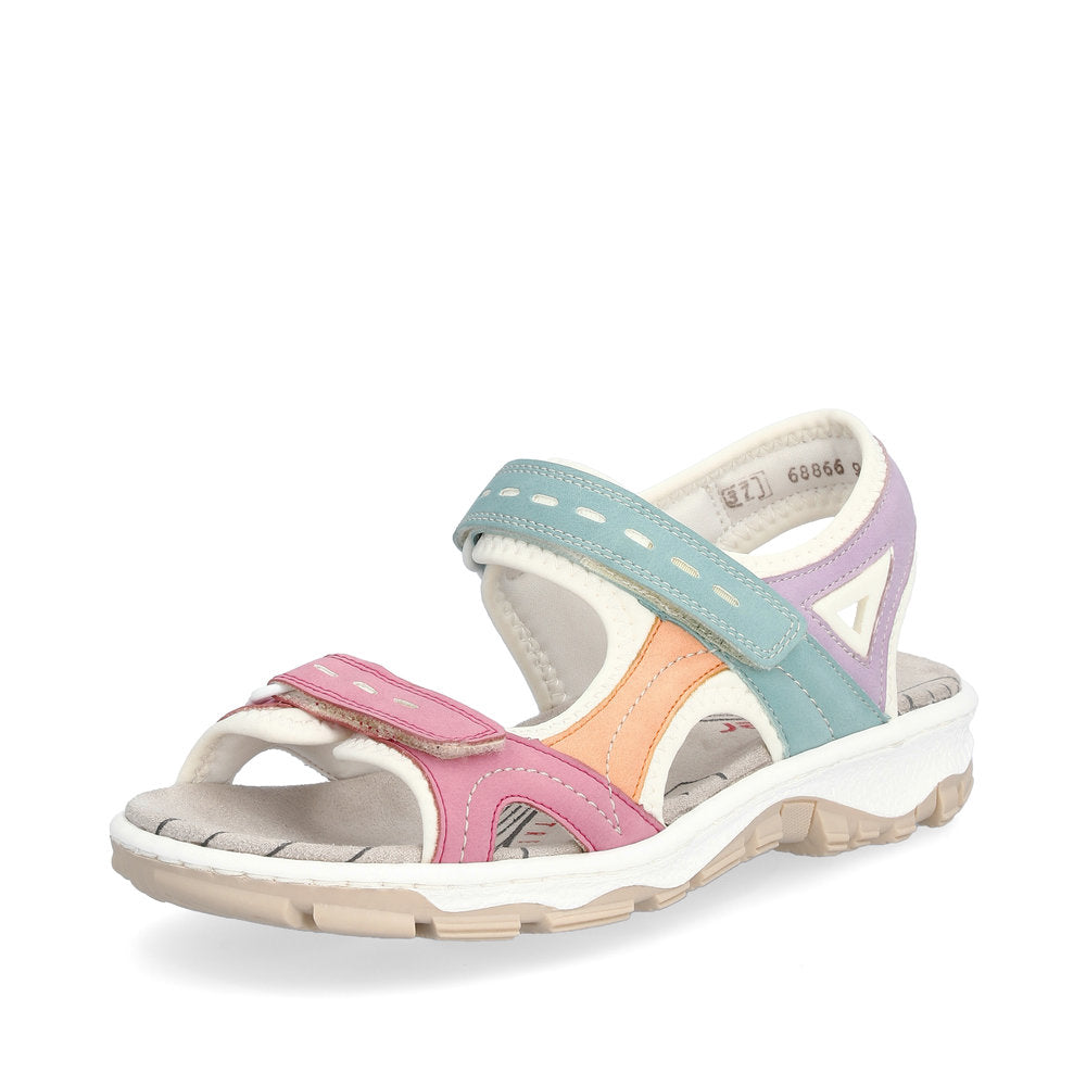 Rieker 68866-92 Multi Velcro Sandals