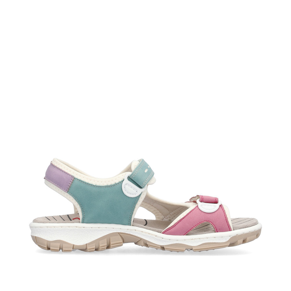 Rieker 68866-92 Multi Velcro Sandals