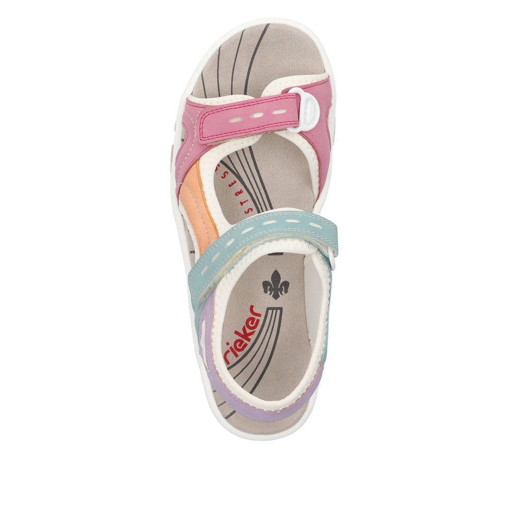 Rieker 68866-92 Multi Velcro Sandals