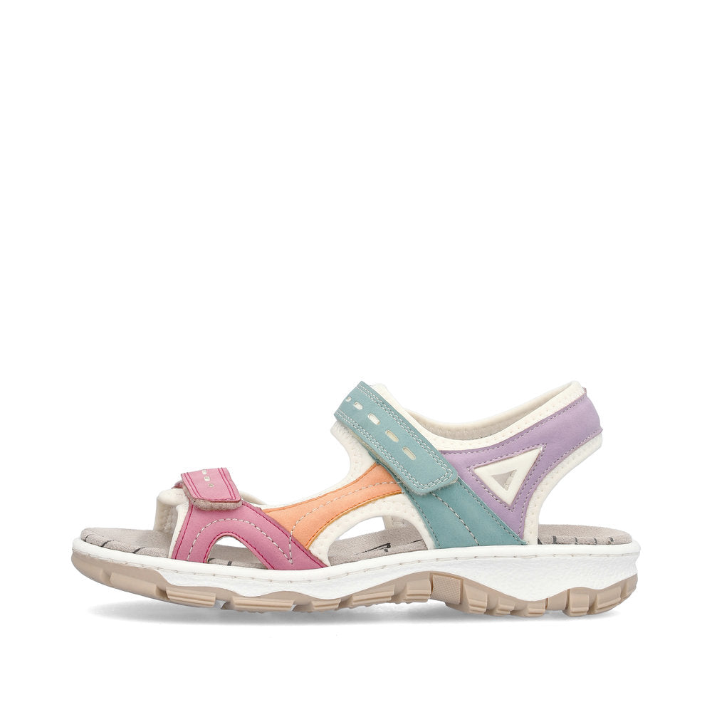 Rieker 68866-92 Multi Velcro Sandals