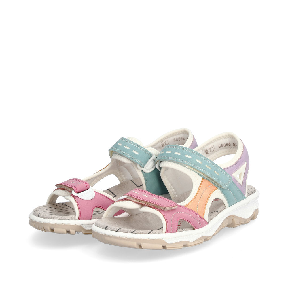 Rieker 68866-92 Multi Velcro Sandals