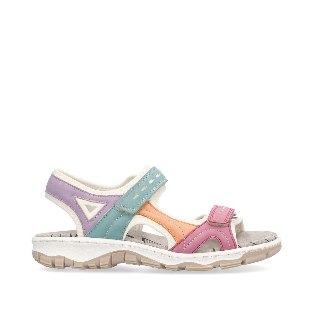 Rieker 68866-92 Multi Velcro Sandals