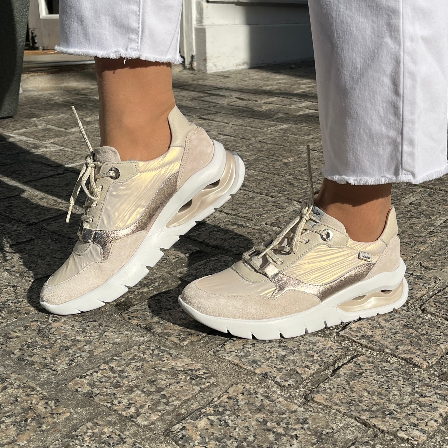 Callaghan 45811 Marfil Beige, Sand & Gold Combi Sneakers