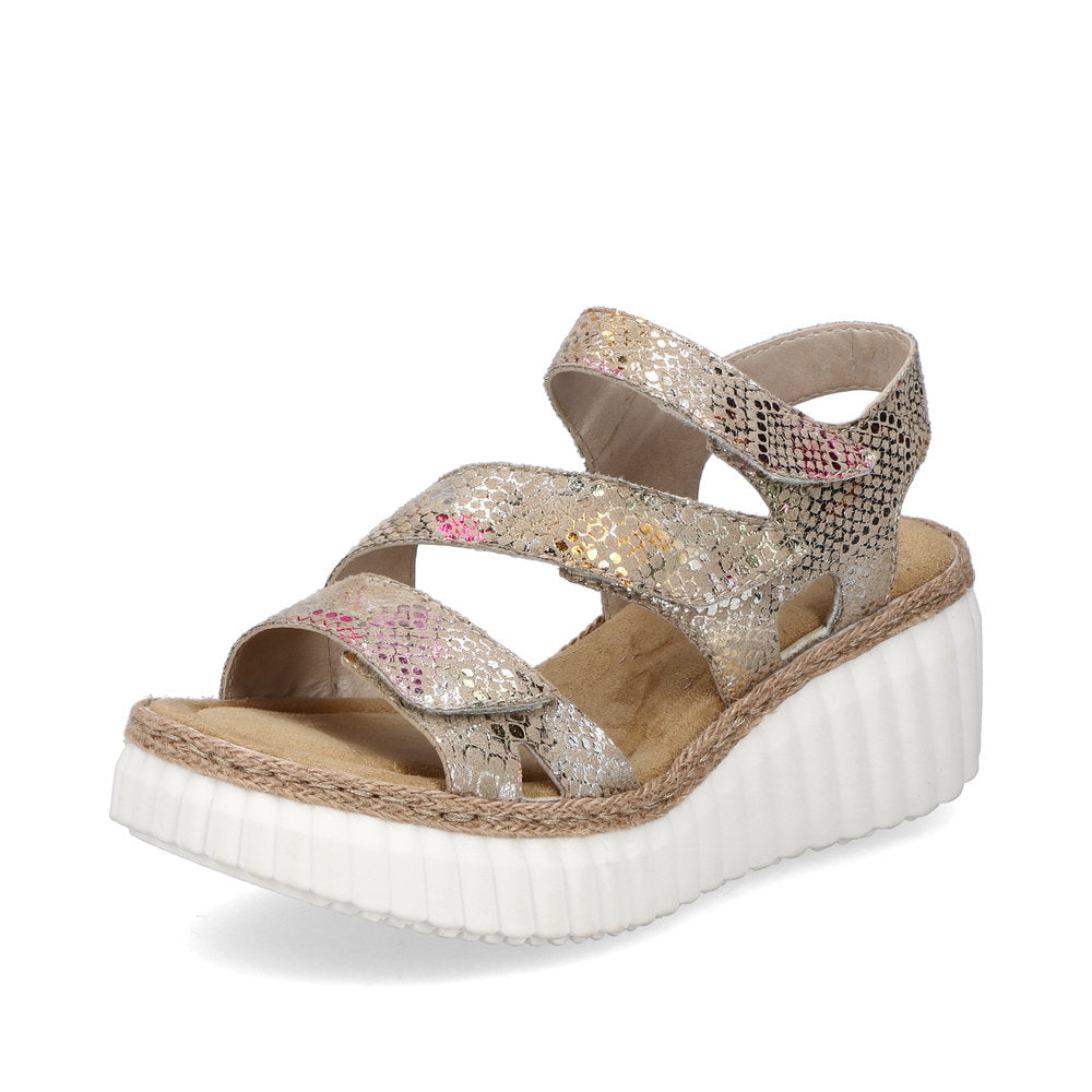 Rieker 69157-90 Multi Velcro Slingback Sandals