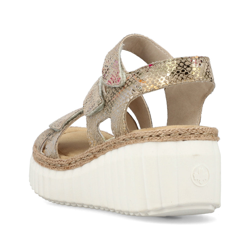 Rieker 69157-90 Multi Velcro Slingback Sandals