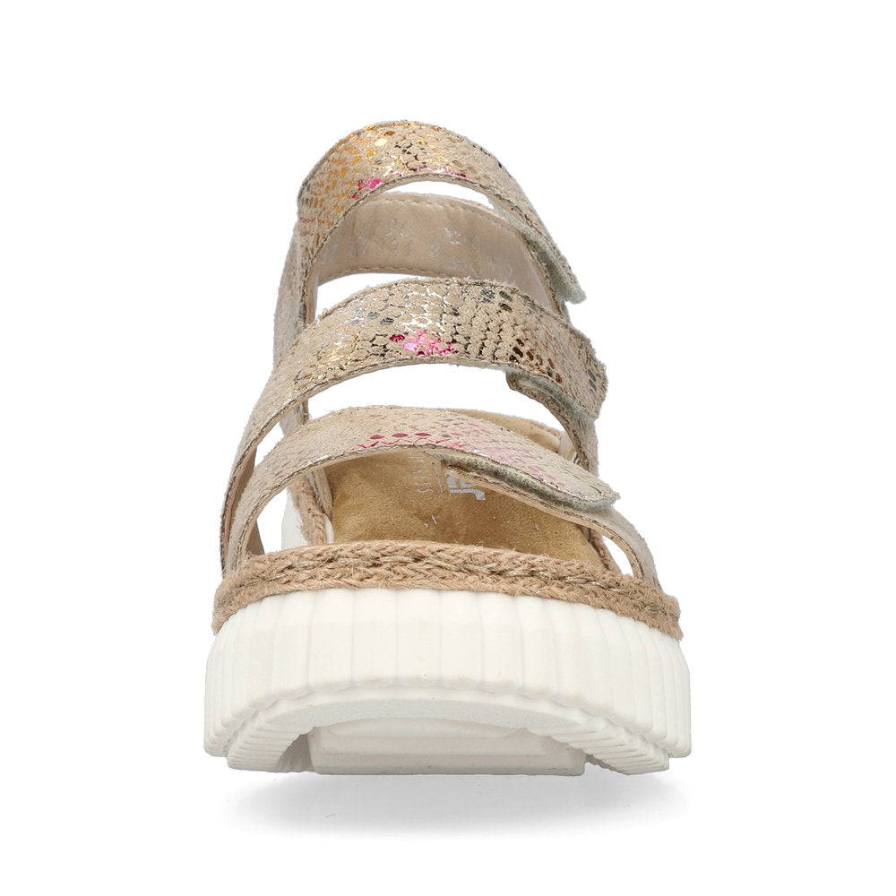 Rieker 69157-90 Multi Velcro Slingback Sandals