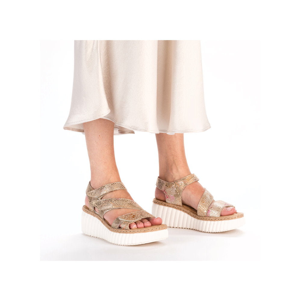 Rieker 69157-90 Multi Velcro Slingback Sandals