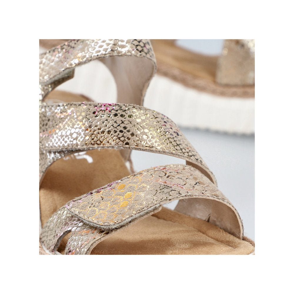 Rieker 69157-90 Multi Velcro Slingback Sandals