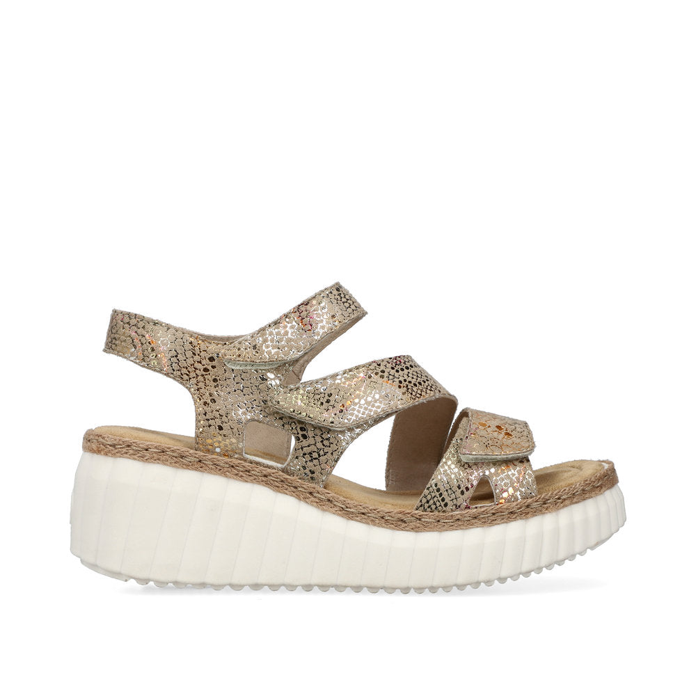 Rieker 69157-90 Multi Velcro Slingback Sandals