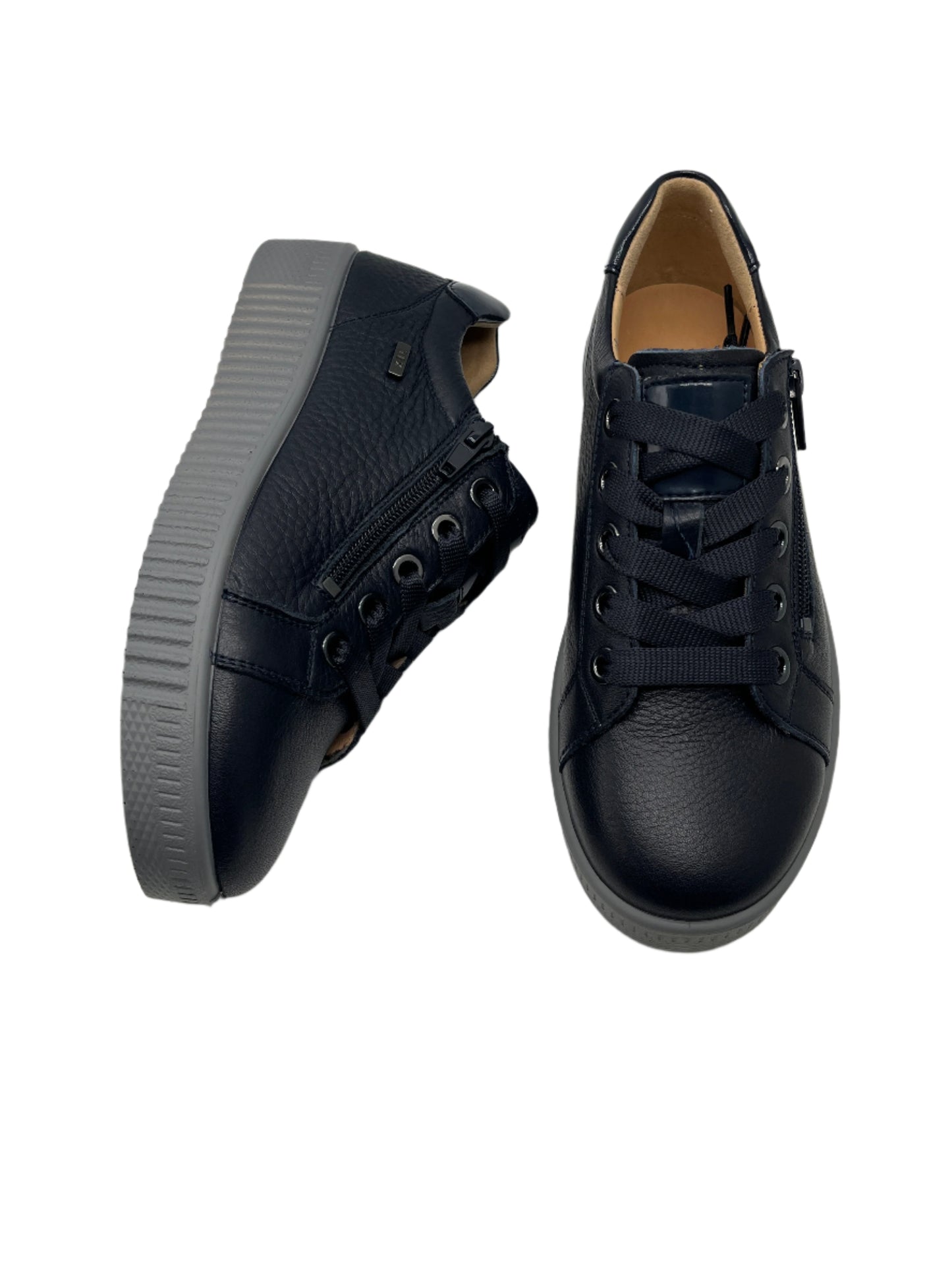 G Comfort P-912 Navy Sneakers with Zip