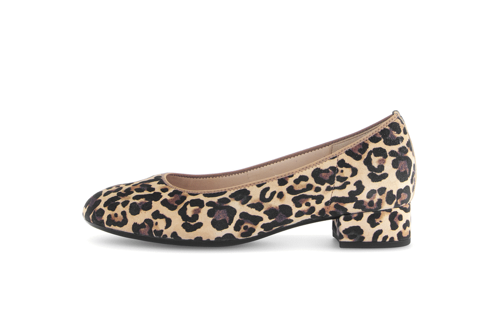 Gabor 71.421.32 Leopard Print Block Heels