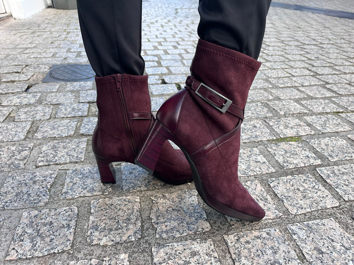 Hispanitas HI265087 Bordo Burgundy Heel Boots