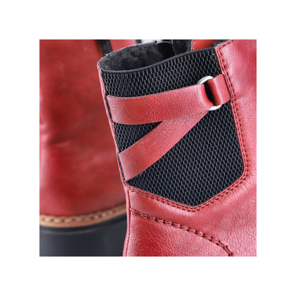 Rieker 72639-35 Red Lace Boots